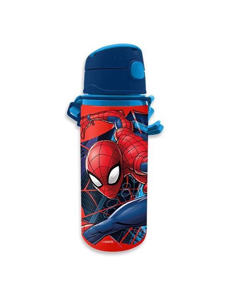 Παγούρι αλουμινίου Spiderman με λουράκι 600ml