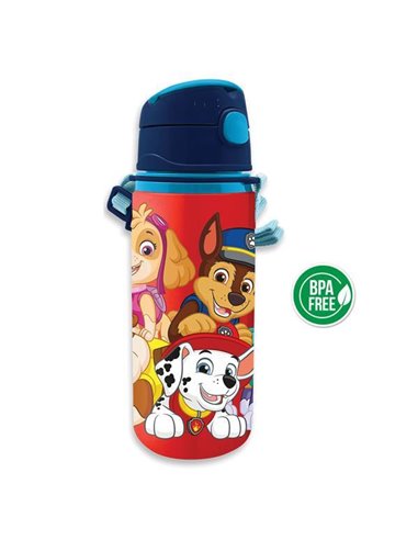 Παγούρι αλουμινίου Paw Patrol με λουράκι 600ml