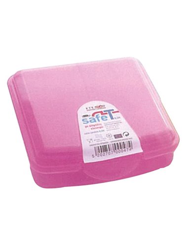 Φαγητοδοχείο μικρό για τοστ ροζ 0,5lt.