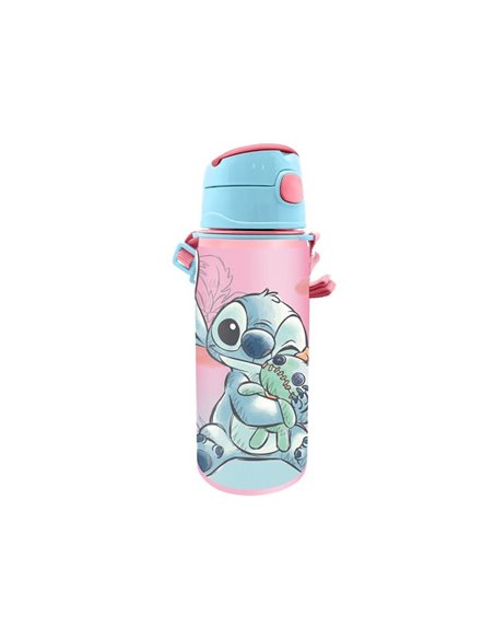 Παγούρι αλουμινίου Stitch με λουράκι 600ml