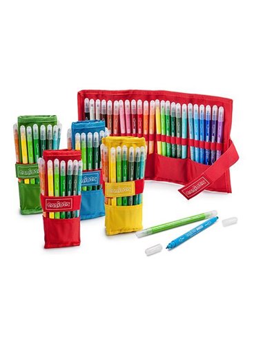 Carioca κασετίνα Roller με 24 μαρκαδόρους Birello