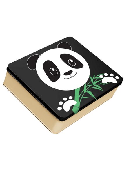 Bagtrotter κασετίνα-κουτί "Panda" 8.5x2.2x8.5εκ.