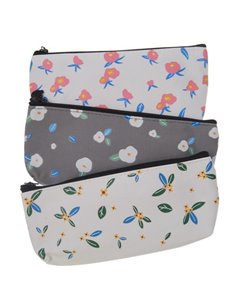 Κασετίνα με λουλούδια κοκτέηλ 3 σχέδια 19x9εκ.