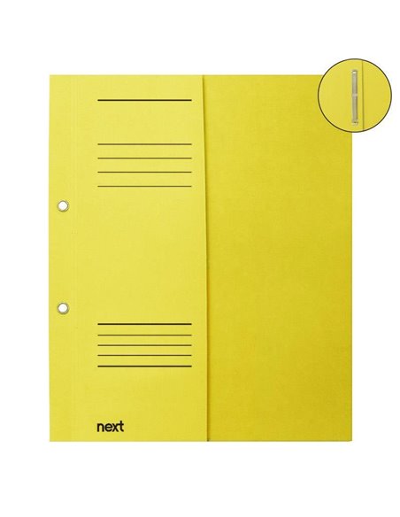 Next υποφάκελος με έλασμα - τρουκς μανίλα κίτρινος Υ31x25εκ.