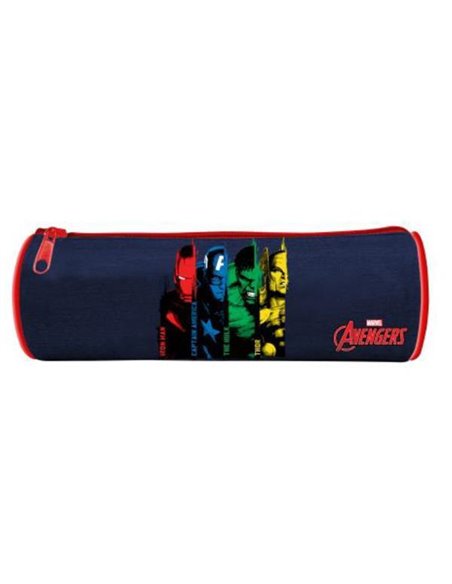 Bagtrotter κασετίνα βαρελάκι "Avengers Blue"  22x7x7εκ.