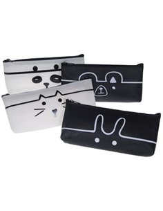 Κασετίνα από σιλικόνη κοκτέηλ 4 σχέδια 18,5x8.5εκ.