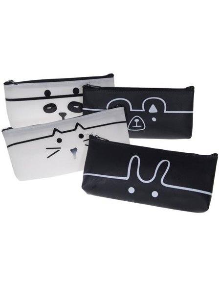 Κασετίνα από σιλικόνη κοκτέηλ 4 σχέδια 18,5x8.5εκ.