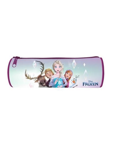 Bagtrotter κασετίνα βαρελάκι "Frozen Purple" 22x7x7εκ.