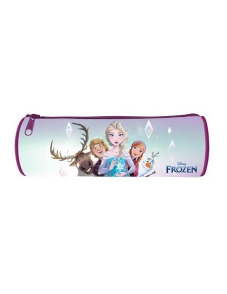 Bagtrotter κασετίνα βαρελάκι "Frozen Purple" 22x7x7εκ.