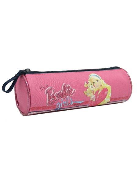 Bagtrotter κασετίνα βαρελάκι Barbie 22x7εκ.