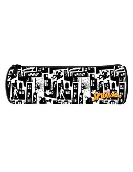 Bagtrotter κασετίνα βαρελάκι "Spider-Man Grey"  22x7x7εκ.