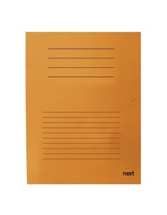 Next δίφυλλο παρουσίασης μανίλα πορτοκαλί Υ30,5x22εκ.