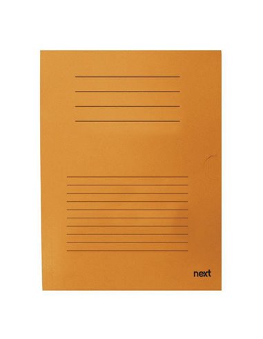 Next δίφυλλο παρουσίασης μανίλα πορτοκαλί Υ30,5x22εκ.
