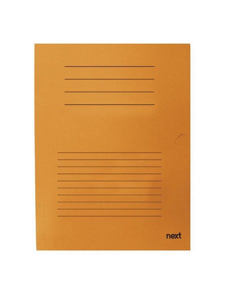 Next δίφυλλο παρουσίασης μανίλα πορτοκαλί Υ30,5x22εκ.