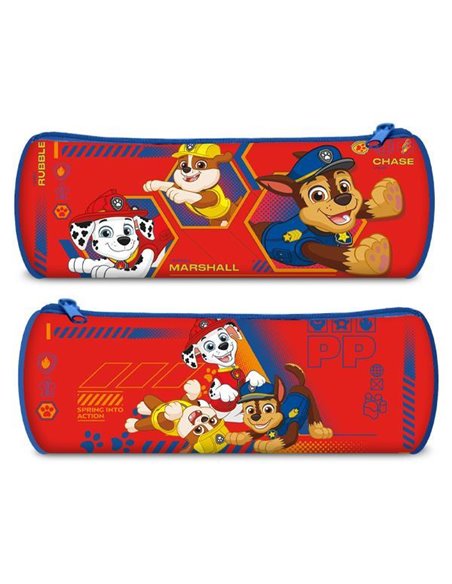 Κασετίνα βαρελάκι "Paw Patrol"  22x8x8εκ.