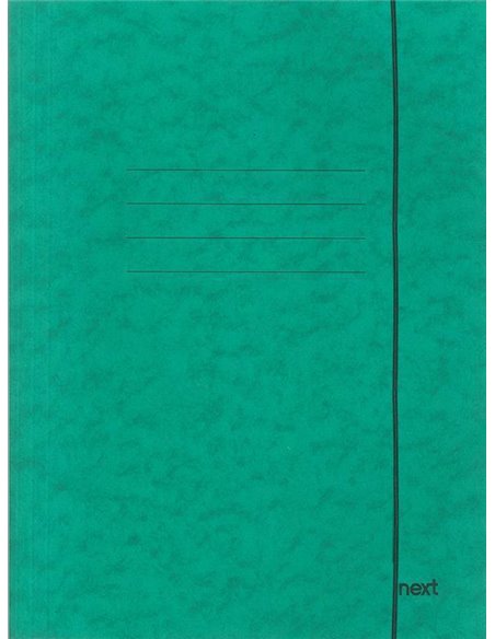Next φάκελος με λάστιχο πρεσπάν πράσινος Α3 Υ43x30x0εκ.