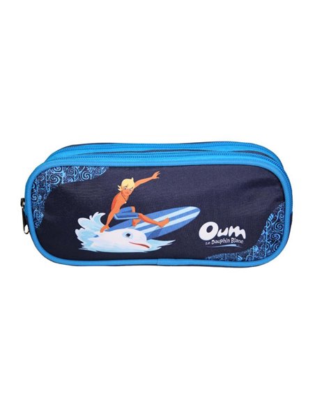 Bagtrotter κασετίνα "Oum Le Dauphin ",Y10x7x23εκ, με 2 θήκες