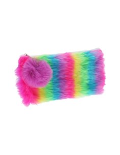 Κασετίνα λούτρινη ουράνιο τόξο ΙI Υ11x21x5εκ.