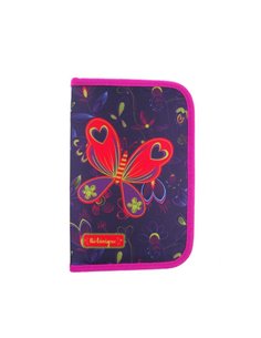 Κασετίνα σχολική γεμάτη "Πεταλούδες" 20.5x13.5x4εκ.