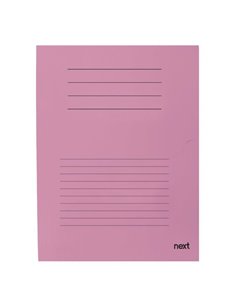 Next δίφυλλο παρουσίασης μανίλα ροζ Υ30,5x22εκ.