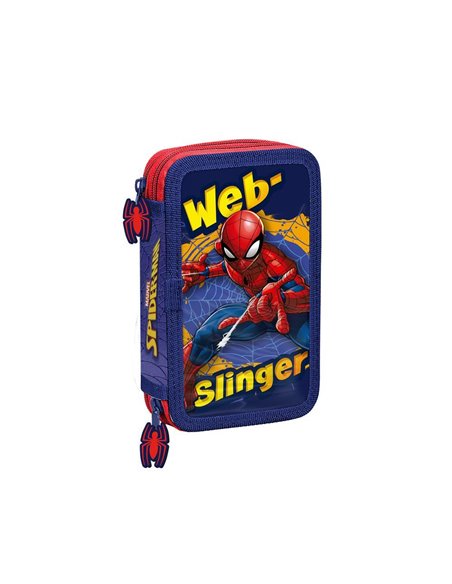 Κασετίνα σχολική γεμάτη Spiderman Υ20x12x4εκ.