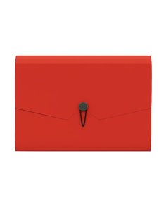 Αρχειοθήκη 13 θέσεων με λάστιχο Α4 κόκκινο