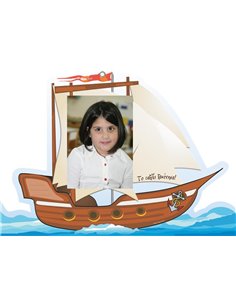 Next σχολικό ενθύμιο αναλογικό με κοπτικό "Καράβι" 43x30εκ.