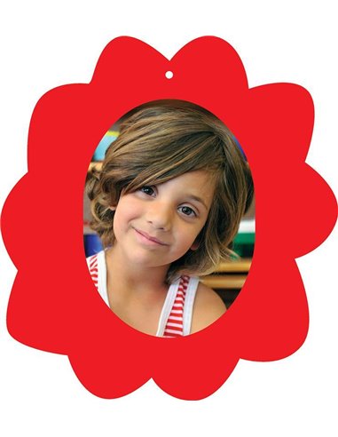 Next σχολικό ενθύμιο με κοπτικό "Λουλούδι" κόκκινο 23x25εκ.