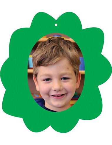 Next σχολικό ενθύμιο με κοπτικό "Λουλούδι" πράσινο 23x25εκ.