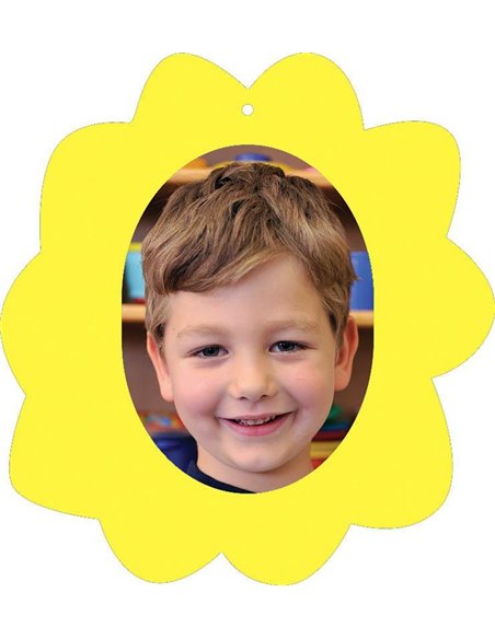 Next σχολικό ενθύμιο με κοπτικό "Λουλούδι" κίτρινο 23x25εκ.
