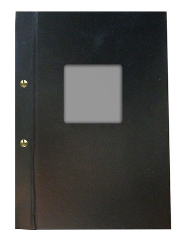 Next καπάκι μαύρο κάθετο με παράθυρο 22.5x31.5εκ.