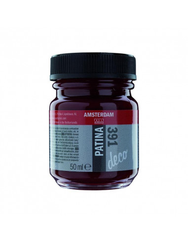Talens amsterdam πατίνα anique red(391) 50ml