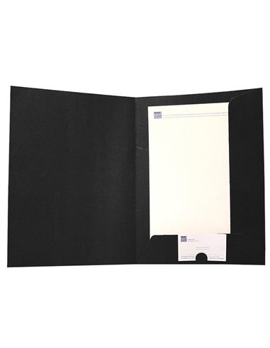 Next φάκελος παρουσίασης classic μαύρος Υ32x24εκ. Δυνατότητα εκτύπωσης