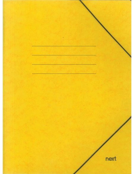 Next φάκελος με λάστιχο πρεσπάν κίτρινος Υ35x25x0εκ. Δυνατότητα εκτύπωσης