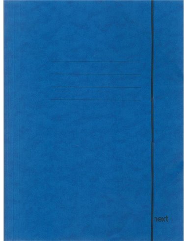 Next φάκελος με λάστιχο πρεσπάν μπλε Α3 Υ43x30x0εκ.