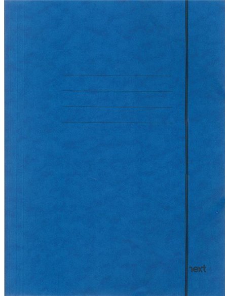 Next φάκελος με λάστιχο πρεσπάν μπλε Α3 Υ43x30x0εκ.