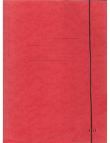 Next φάκελος με λάστιχο πρεσπάν κόκκινος Α3 Υ43x30x0εκ.