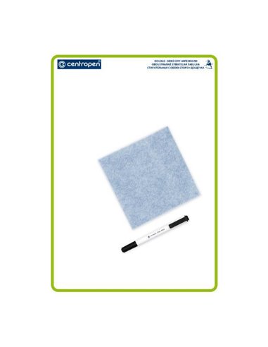Centropen σετ λευκού πίνακα και μαρκαδόρων για εκμάθηση γραφής  34x48εκ.