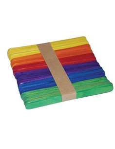 Ξυλάκια αριθμητικής χρωματιστά 50τεμ. 11,4x1εκ.