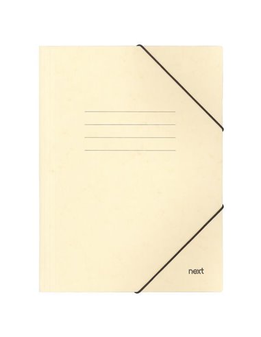 Next φάκελος με λάστιχο πρεσπάν μπεζ Υ35x25x0εκ. Δυνατότητα εκτύπωσης