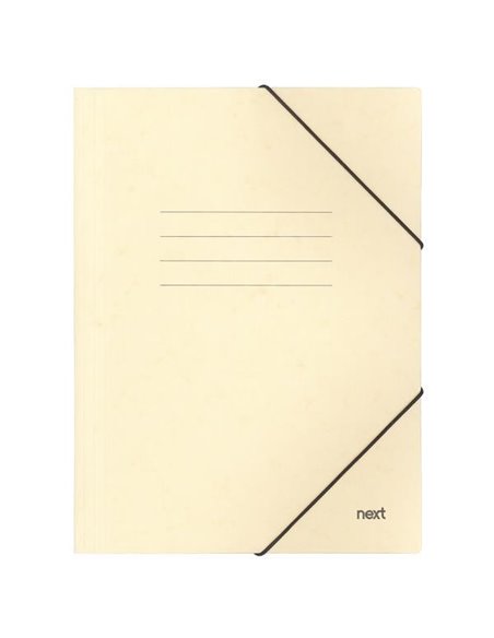 Next φάκελος με λάστιχο πρεσπάν μπεζ Υ35x25x0εκ. Δυνατότητα εκτύπωσης