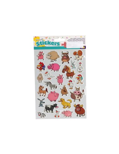 Αυτοκόλλητα 3D φάρμα Υ21x15εκ.