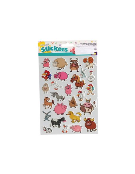 Αυτοκόλλητα 3D φάρμα Υ21x15εκ.