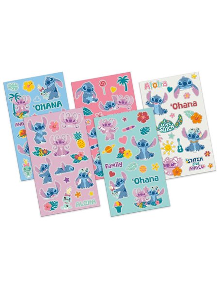 Σετ αυτοκόλλητα Stitch Angel Υ15x25εκ.