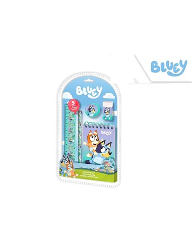 Σχολικό σετ 5 τεμαχίων Bluey 26x15εκ.