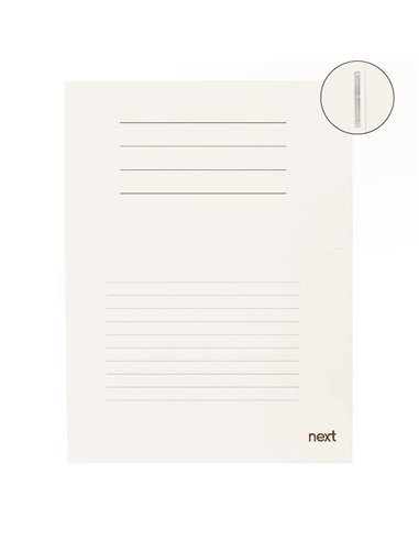 Next φάκελος με έλασμα μανίλα μπεζ Υ31x24εκ.
