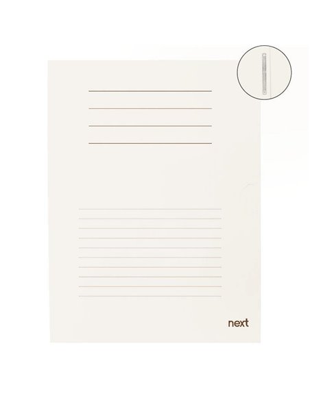 Next φάκελος με έλασμα μανίλα μπεζ Υ31x24εκ.