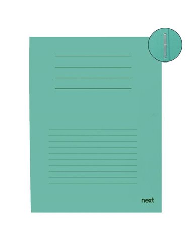 Next φάκελος με έλασμα μανίλα πράσινο ανοιχτό Υ31x24εκ.