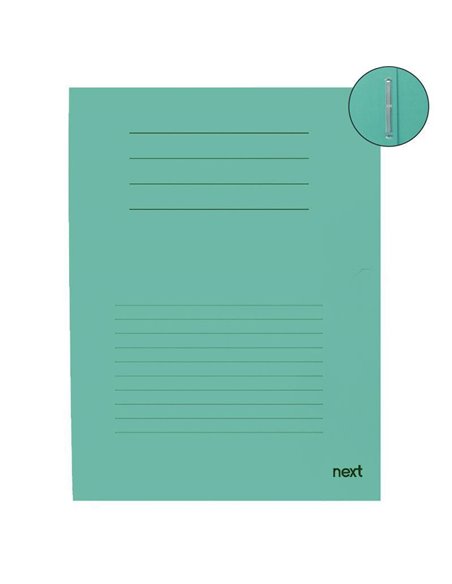 Next φάκελος με έλασμα μανίλα πράσινο ανοιχτό Υ31x24εκ.