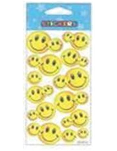 Στίκερ φατσούλες κίτρινες 2 διαστάσεις 7x13εκ.